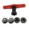 17mm Hex Wheel Nuts Adapter & Hex Wrench Tool for