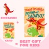 JOYIN 28 Pack Valentines Day Pullable Dinosaur Toys with Greeting
