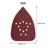50 pcs Mouse Sander Paper,12 Holes Sander Sheets Hook and