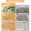 Unbranded Bamboo Toilet Stool, Wooden Squatting Potty Stool for Adults,