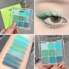 Shimmer & Glitter Eye Shadow Palette - Highly Pigmented Green