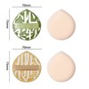 LIMUNJIZ Marshmallow Puff (2 Pieces), Makeup Puff for Wet and