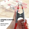 HOMESOM 6 inch Spring Clamp Set,Heavy Duty Spring Clamps,2 inch