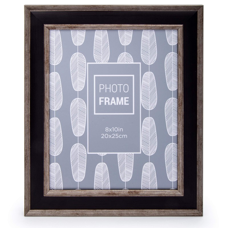 Truu Design Rustic Beautiful Two-Tone Wooden-Look Picture Frame, 8 x