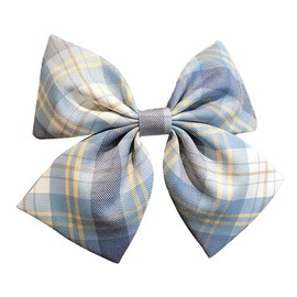 Petit Celeb Barrette, Ribbon, Large, Coming-of-Age Ceremony, Hair Ornament, Wedding Headdress Hair Accessory, Wedding, Kimono, Hair Clip, Popular, Stylish, Adult Hair Clip, Graduation Ceremony, Long Sleeve Yukata (Blue, Blue)