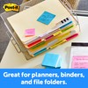 Post-it Tabs, 2 in, Solid, White, 25 Tabs/On-The-Go Dispenser, 2