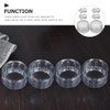IMIKEYA 10pcs Cocktail Shaker Lid - Caps of Plastic Shaker
