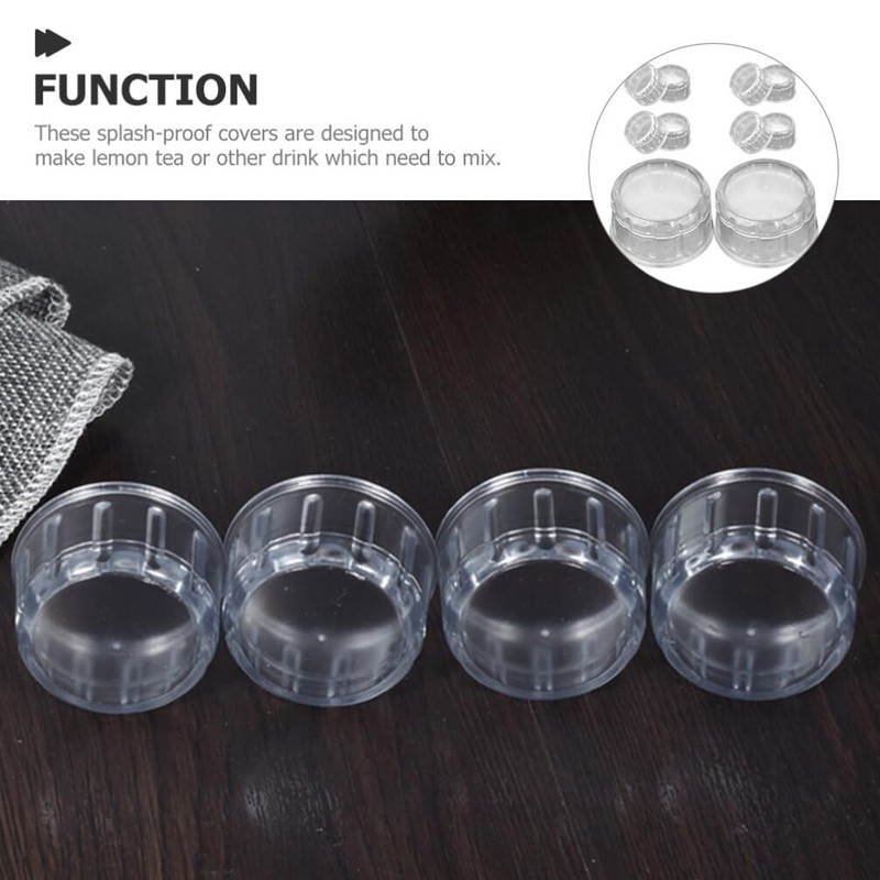 IMIKEYA 10pcs Cocktail Shaker Lid - Caps of Plastic Shaker