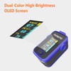 Pulse Oximeter,OLED Display Oxygen Monitor Fingertip,Blood Oxygen Saturation Monitor(SpO2) with