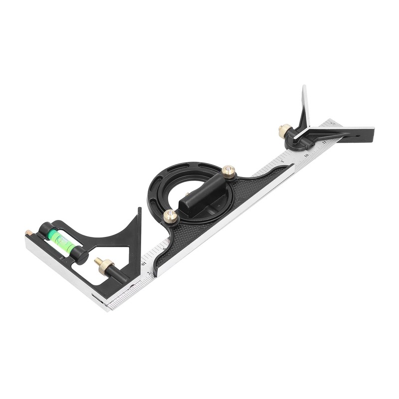 Combination Square Aluminum Alloy Stainless Steel Measuring Tool for Angle