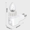 TWDRTDD Night Light Plug in Base, 360° Rotatable Waterpfoof Nightlight