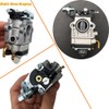 IBVIBV Carburetor Carb Compatible with Backpack Sprayer Mosquito Fogger Gas