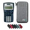WYNGS TI-30XIIS Pocket Calculator with Protective Case in Light Grey