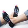 Ladies Womens No Show Toe Socks Low Cut Five Finger
