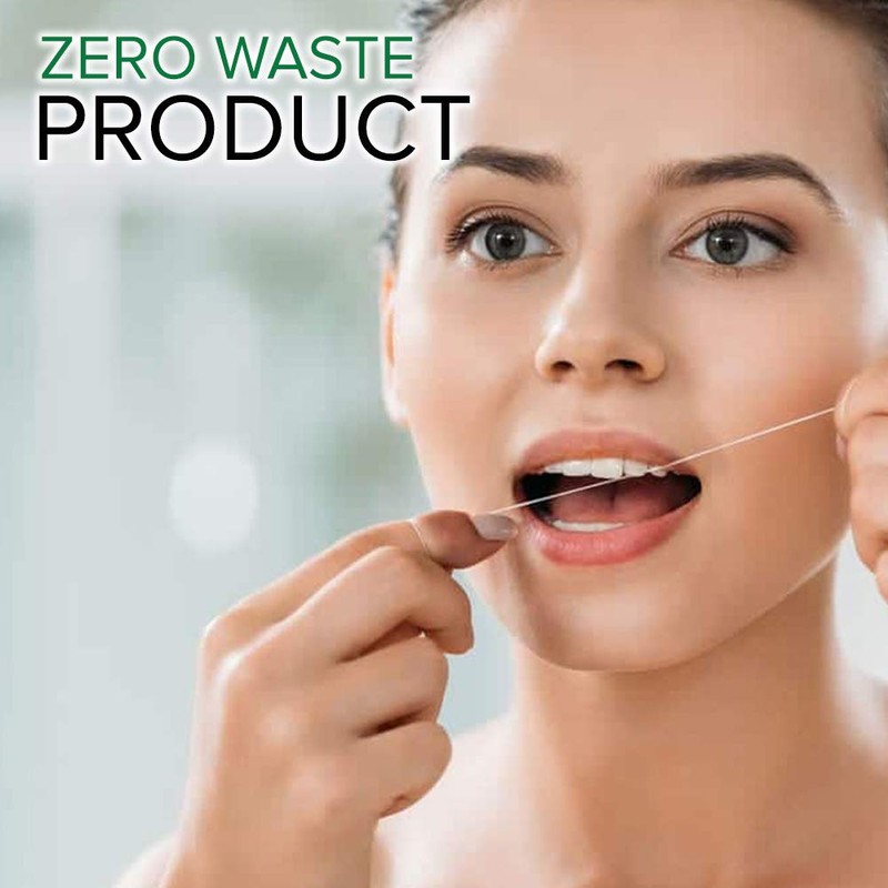 Biodegradable Mint Dental Tooth Lace Floss With Refillable & Reusable