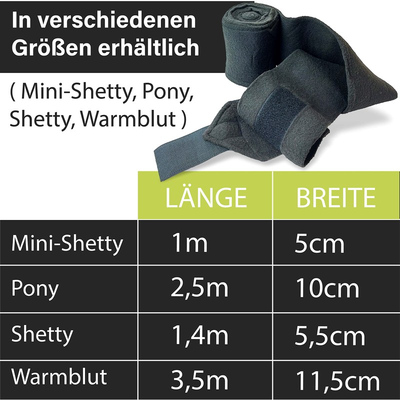 Fleece Bandages for Horse - Fleece Bandages Horse in Set