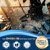ZEBORA Aceite de pescado Omega-3 de triple potencia 2000 mg