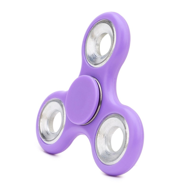 Toyland® Fidget Hand Spinner - Stress and Anxiety Relief (Purple