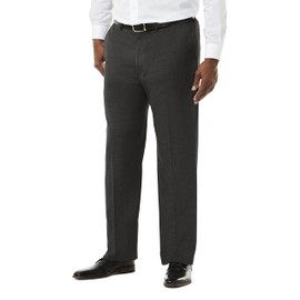 Haggar Men's Suit Pant, Dark Grey Heather, 44Wx32L