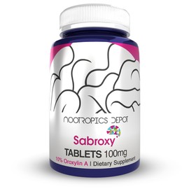 Nootropics Depot- Sabroxy Tablets  100mg  90 Recuento  Mínimo 10 Oroxilina A  Oroxylum indicum  Mayo Ayuda Promocionar                                