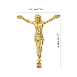 GRIRIW Jesus Crucifix Pendant Crucifix Cross Catholic Figurine Zinc Alloy Religious Jewelry
