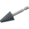 Yanase Impact Whetstone with Shaft A (Gray), Triangle, 0.25 inch