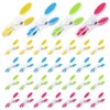 30 Packs Pastels Soft Grip Clothes Pegs,Laundry Pegs,Clothespins,No Damaging Peg