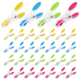 30 Packs Pastels Soft Grip Clothes Pegs,Laundry Pegs,Clothespins,No Damaging Peg Imprints,Strong & Secure Grip,Easy To Open