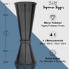 FLOW Barware Jigger 4 in 1 Shot Measuring Jigger 25ml,