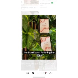 Nuskin Nu Skin Epoch NuSkin Polishing Bar 2 Pk 3.4 Oz Dermatologist Tested (Lot Of 2)