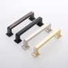 9BUILD Kitchen Cabinet Hardware - 3.75 Inch Brass Cabinet Pulls,