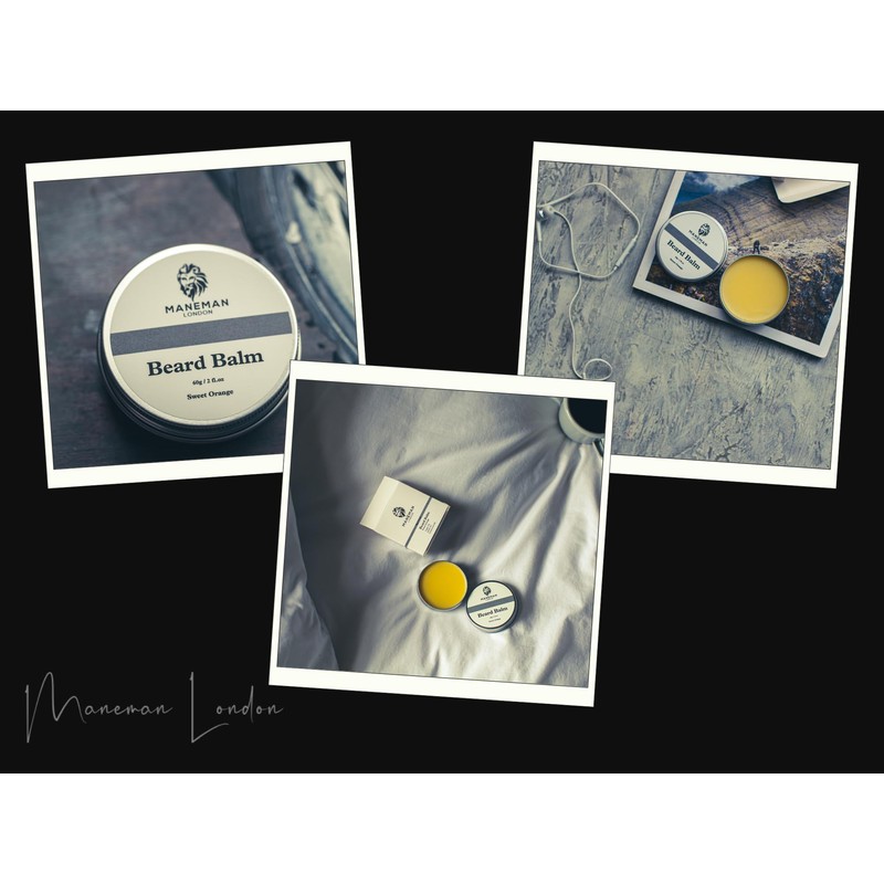 Maneman London Vanilla Beard Balm For Men - Natural Beard