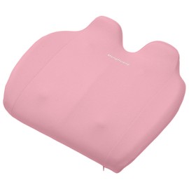 Partuto 1 Pc 43x39cm Universal Car Seat Cushion - for Car Travel Driving Seat Protection Pad Cover Anti-Slip - Memory Foam Pink