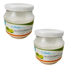 2 Colagenos Polvo Gluclosamina Limon Shelo Nabel 450 Gr                                                                                               