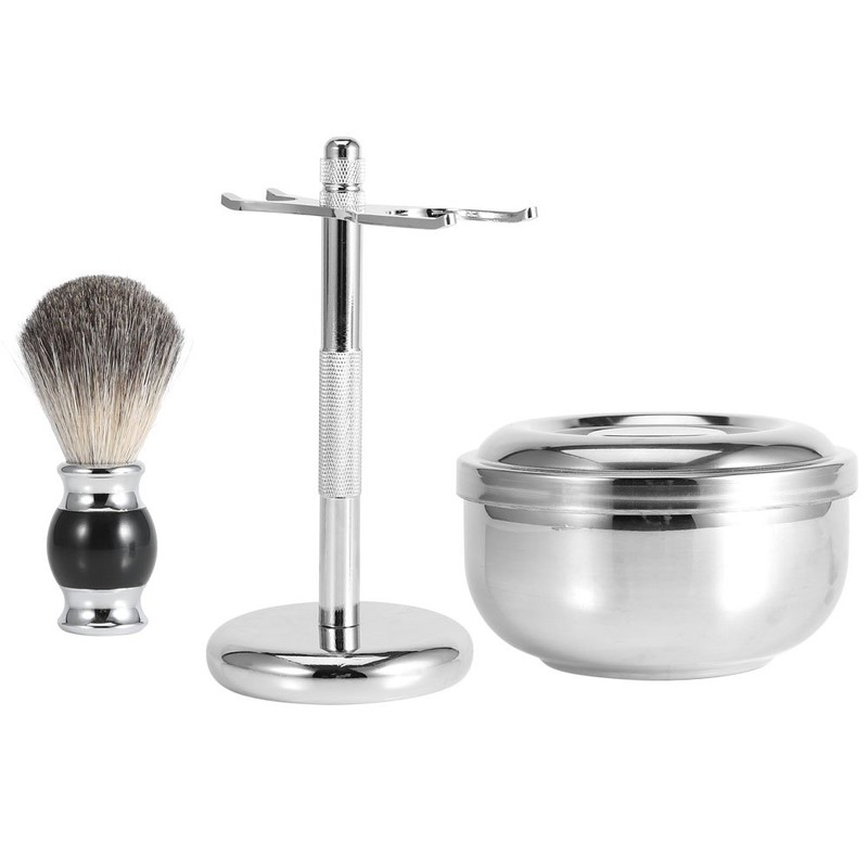 Shaving Set, Luxury Men's Gift Set: Pure Badger Hair Shaving