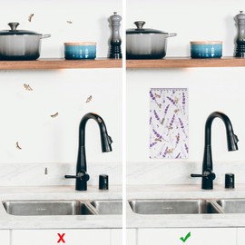Protecticure High-quality food moth traps - 12 food moth traps with pheromes - non-toxic and odourless for all food moth types for infestation determination