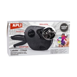 APLI Paper 102365 Preis-Etikettiermaschine 2 Zeilen Premium
