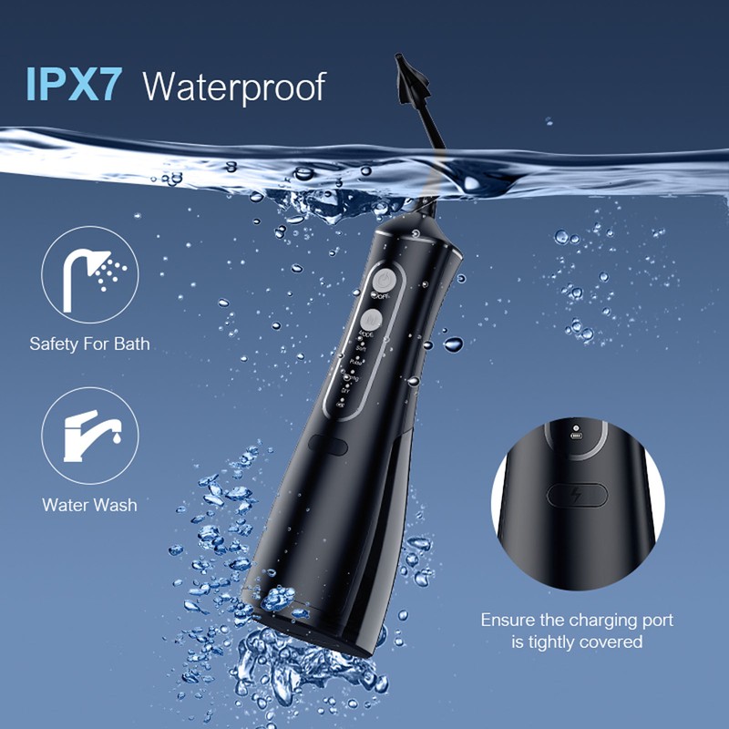 Water Powered Ear Cleaner IPX7 Waterproof 4 Cleaning Modes Portable