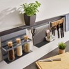 SO-TECH® / Kesseböhmer Linero MosaiQ kitchen cloth holder (fixation above)
