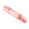 Multi-Use Makeup Brush Set with Case for Lip and Powder Portable Brush Set - Pink 4ea