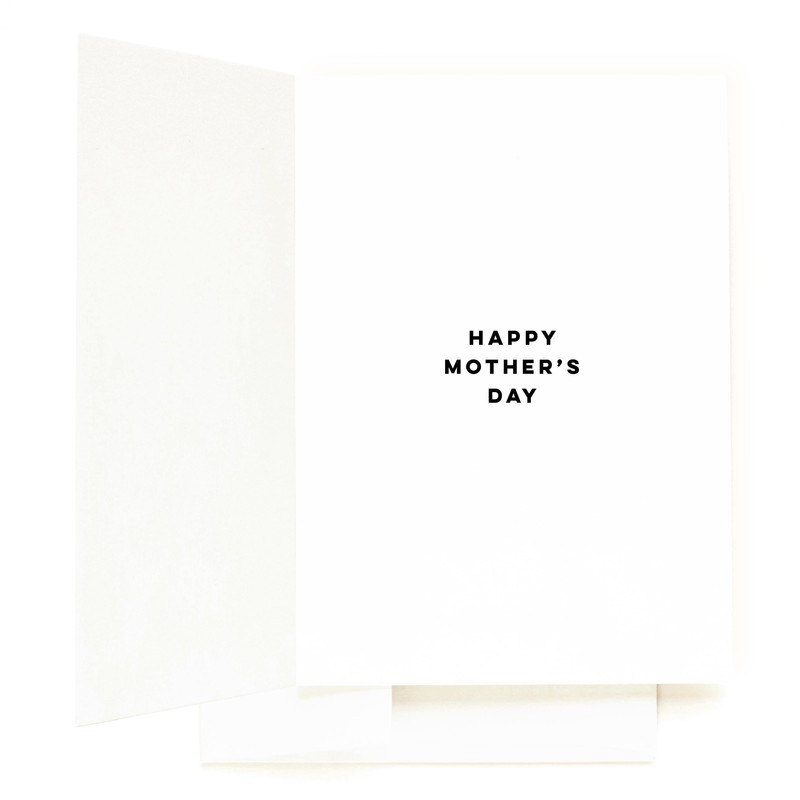 Minted Modern Foil-Pressed Mother's Day Card ("Love Mom")