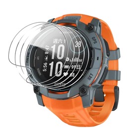 Compatible for Garmin Instinct 3 50mm screen protector, Anti-Scratch Soft TPU film,HD clear film,(not glass) 5 pack