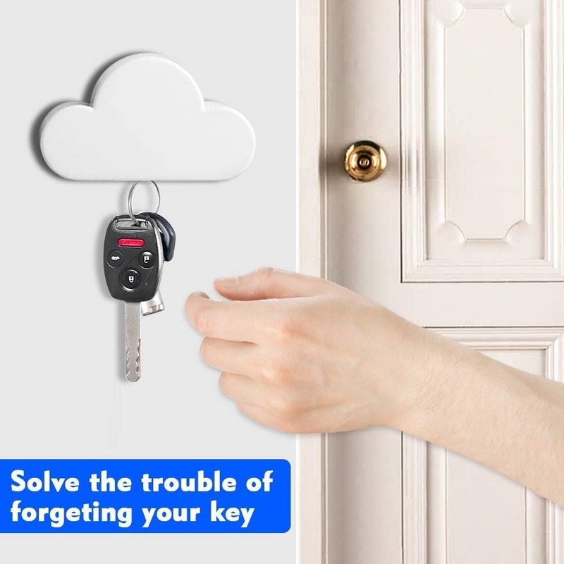 Hsthe Sea Pack of 2 Cloud Key Holder for Wall