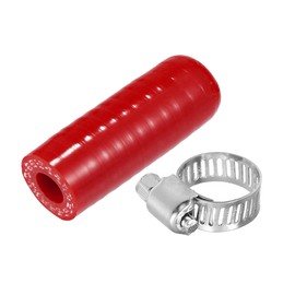 VekAuto Reinforced Silicone Coolant Cap Kit, 0.31" ID Turbo Bypass Valve Cap Universal for Car Vacuum Throttle Body Water Port Fix Leak High Temperature Resistant Silicone Red