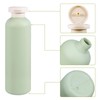 TOCHANGE Plastic Bottle Squeeze Containers with Disc Top, Reusable, Refillable,