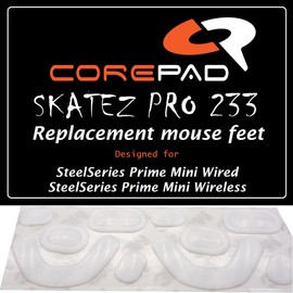 Corepad Skatez Mouse Skates Replacement Mouse Feet (SteelSeries Prime Mini Wired/SteelSeries Prime Mini Wireless)