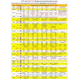 LUCKYMAN CLUB Rear Seat Covers Fit Most Sedan SUV Truck - Fit for Chevy Hyundai Mazda Corolla Kia Honda (Rear Seat of Black)