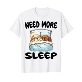 Cute Cockerpoo Need More Sleep Pajamas Nightgown T-Shirt