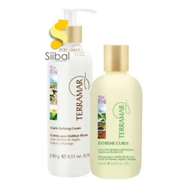 Set Shampoo Y Crema Peinar Cabello Rizado Terramar