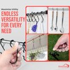 WHITECLOUDZ 10Pack Heavy Duty S Hooks for Hanging with Safety